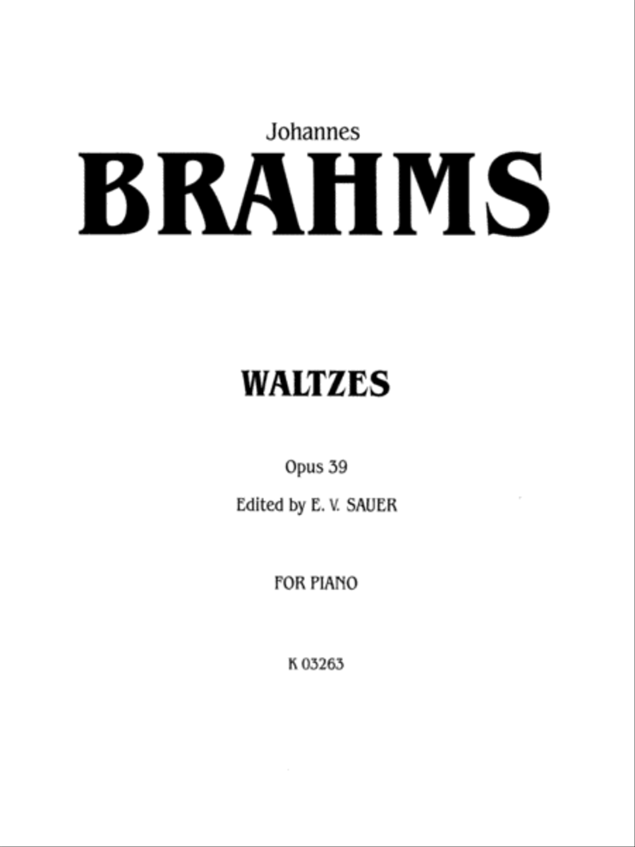 Waltzes, Op. 39