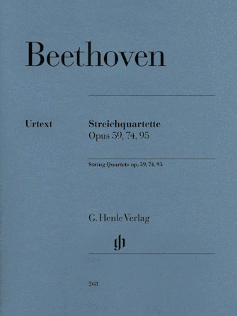 String Quartets Op. 59, 74, 95 String Quartet scores gallery preview page 1