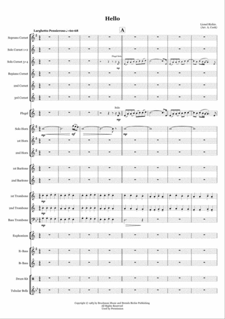 Hello Brass Band scores gallery preview page 1