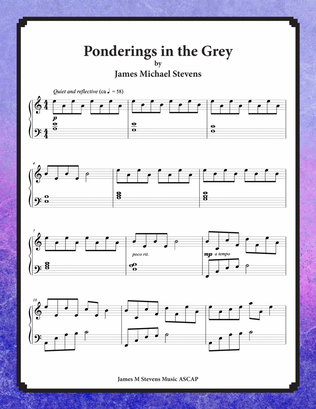 Book cover for Ponderings in the Grey