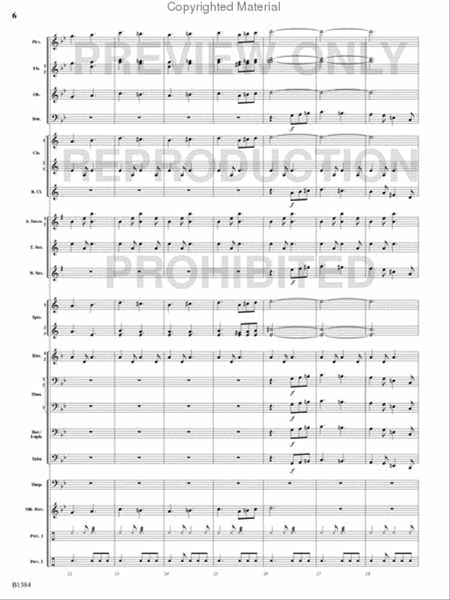 Summer Resounding! Concert Band scores gallery preview page 5