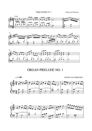 Organ prelude & postlude no. 1