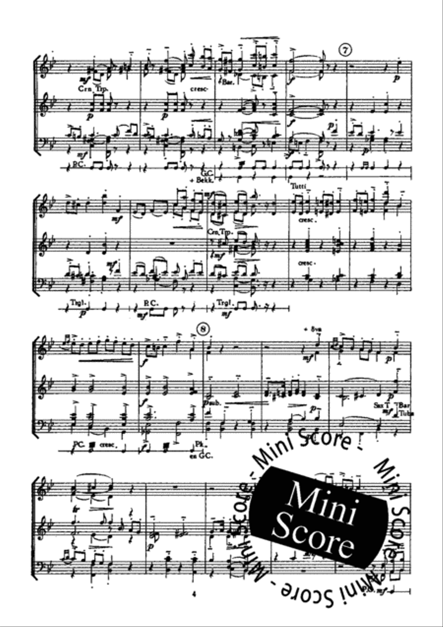 Airs de Fete Fanfare Band scores gallery preview page 6