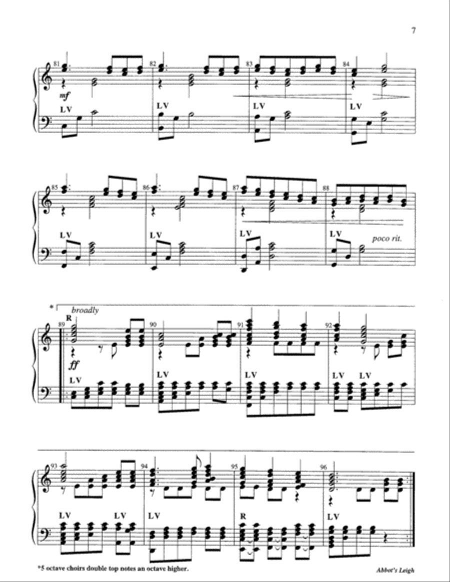 Abbot's Leigh Abbot's Leigh 5-Octaves scores gallery preview page 14