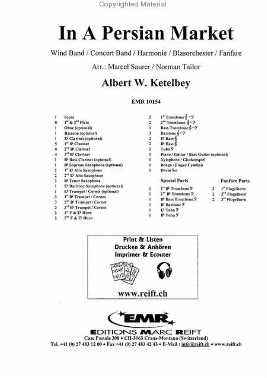 In A Persian Market Concert Band scores gallery preview page 2