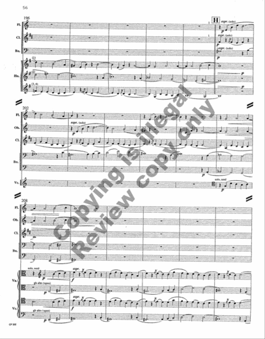 Symphony No. 1 Full Orchestra scores gallery preview page 160