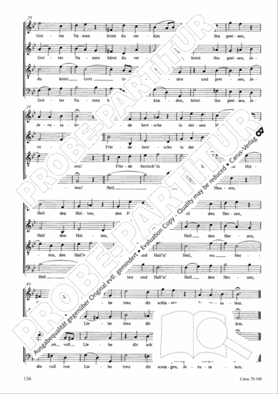 Geistliches Chorbuch der Romantik Choir scores gallery preview page 137