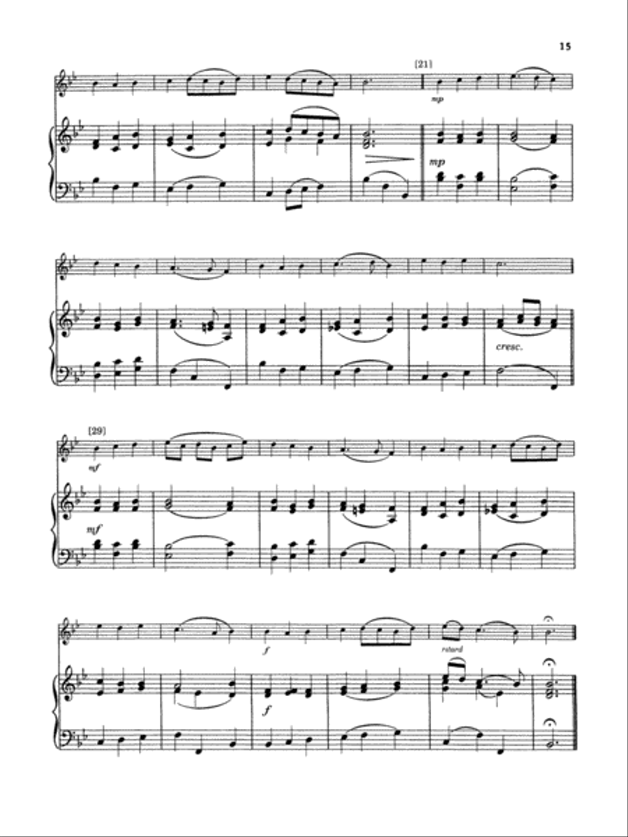 Belwin Master Solos (Clarinet), Volume 1 Clarinet scores gallery preview page 16