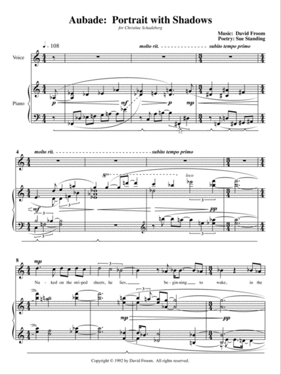 [Froom] Three Love Songs High Voice scores gallery preview page 5