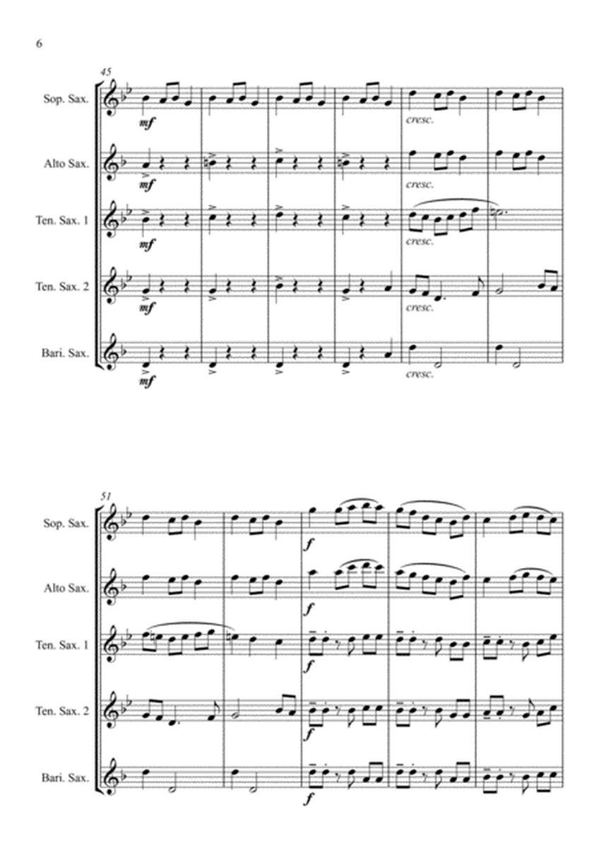 Fantasia on the Ukrainian Bell Carol - for Saxophone Ensemble image number null