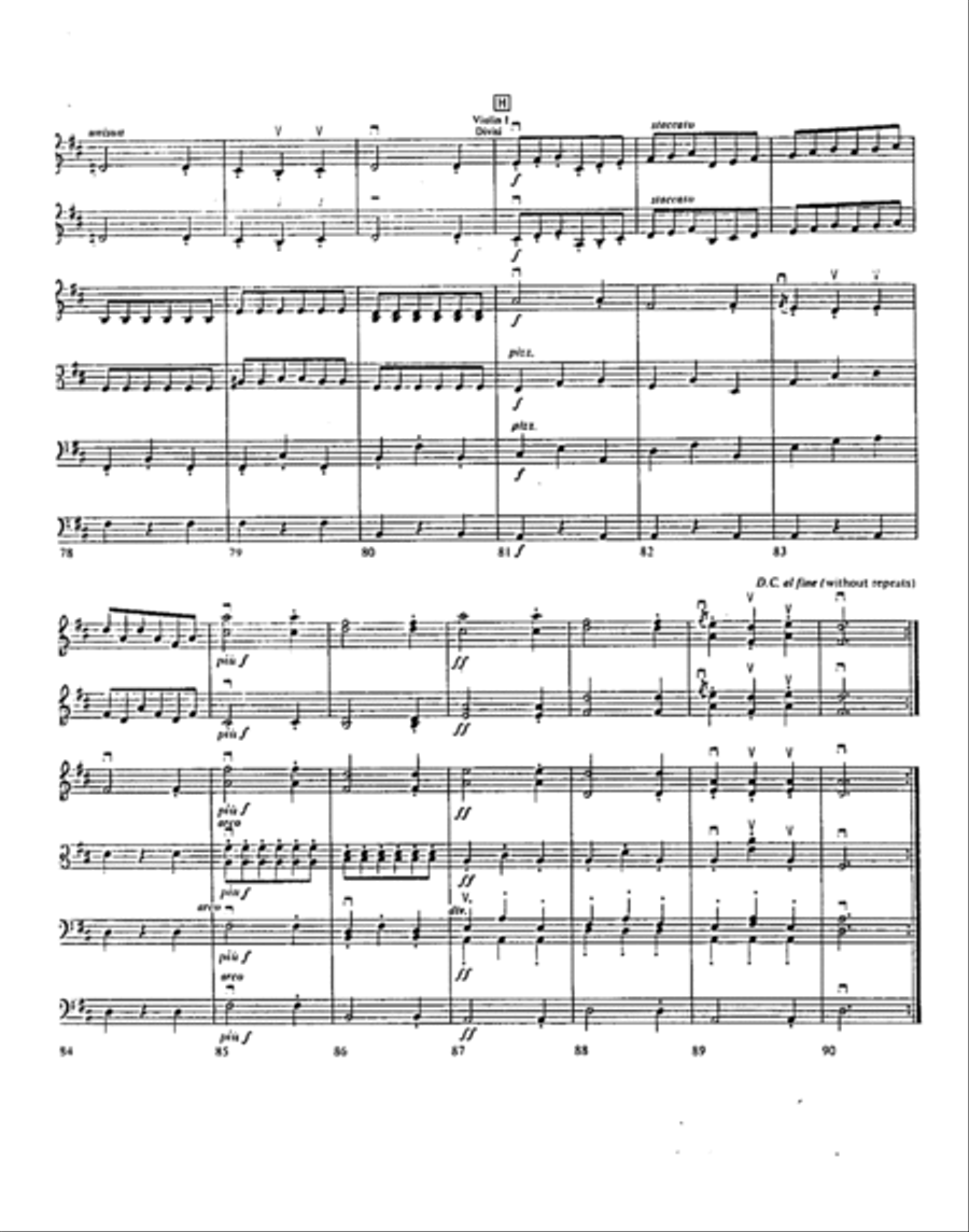 Serenade No. 1 in D Op. 11: Scherzo Orchestra scores gallery preview page 7