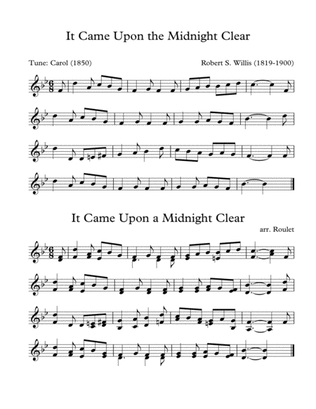 It Came Upon A Midnight Clear (arr. Patrick Roulet)
