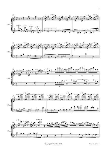 Piano Etude No 3