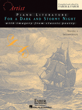 Book cover for Piano Literature for a Dark and Stormy Night - Vol. 1