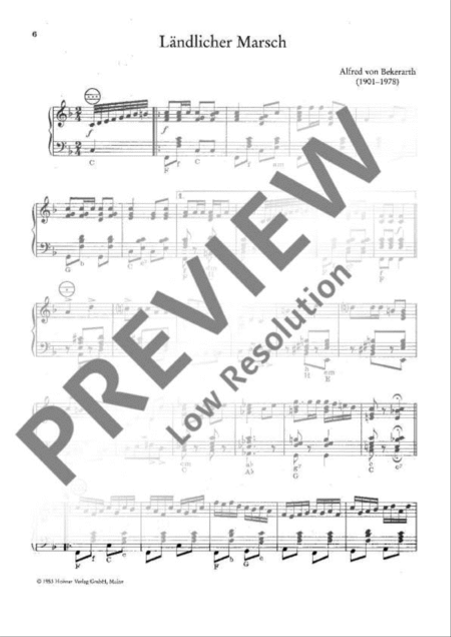 Musik für Akkordeon Musik für Akkordeon Accordion scores gallery preview page 7