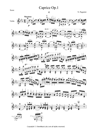 N. Paganini : Caprice No.4