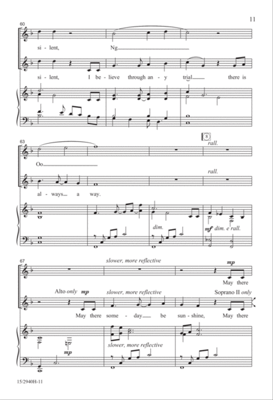 Inscription of Hope Inscription of Hope Women's Choir scores gallery preview page 11