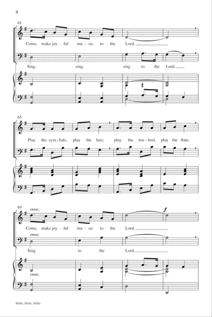 Halle, Halle 4-Part scores gallery preview page 9