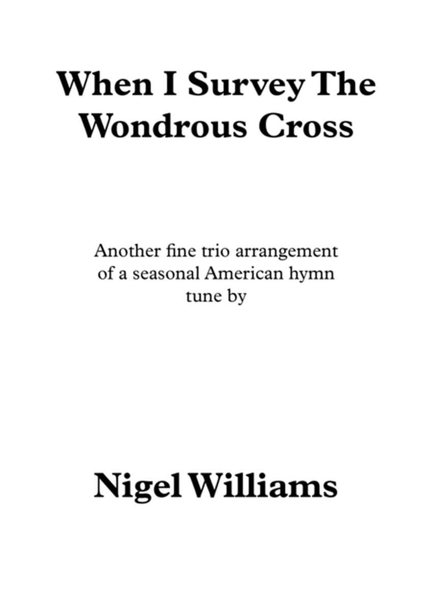 When I Survey The Wondrous Cross, for Flute Trio image number null