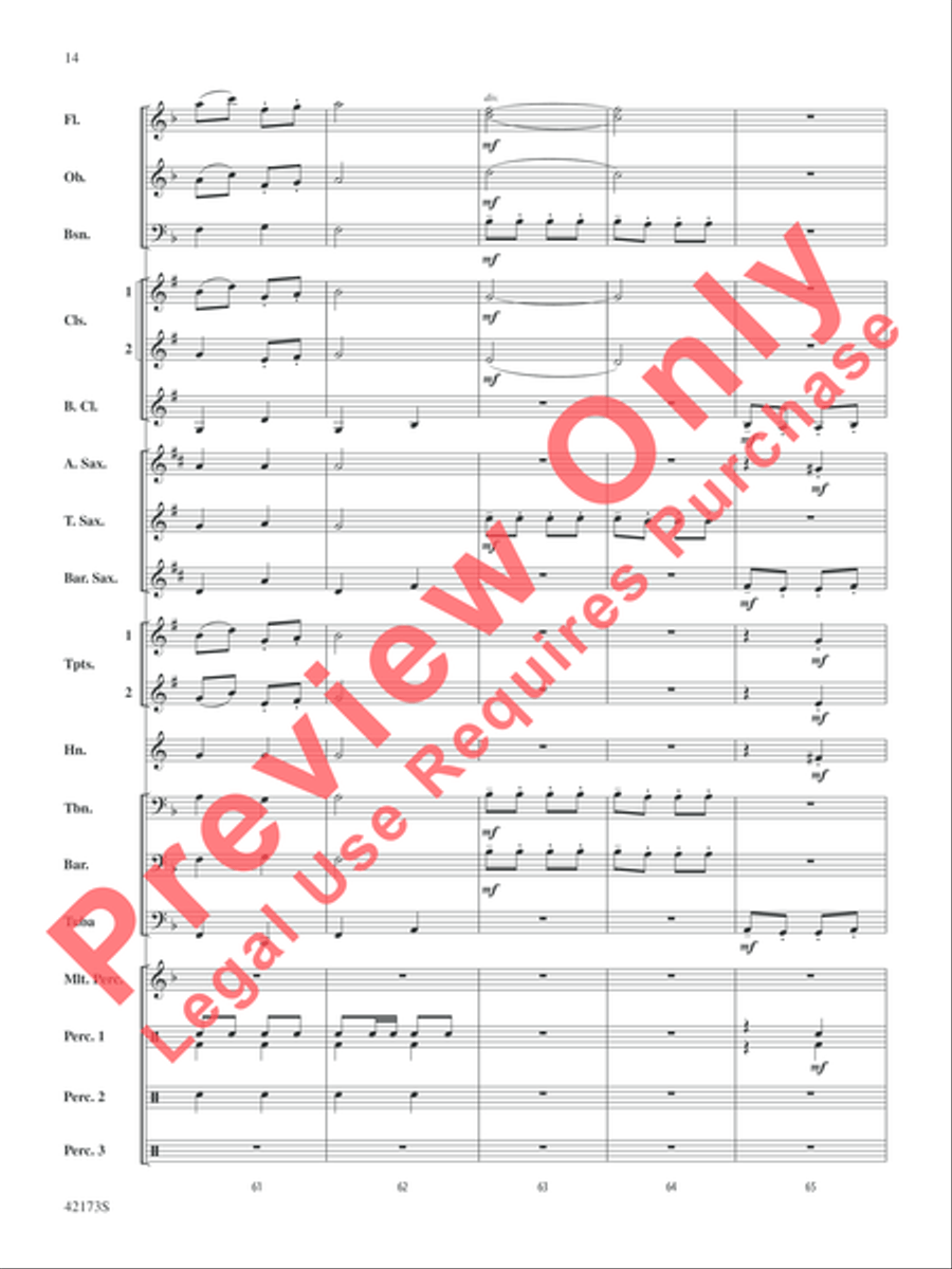 Jingle Band! Concert Band scores gallery preview page 7