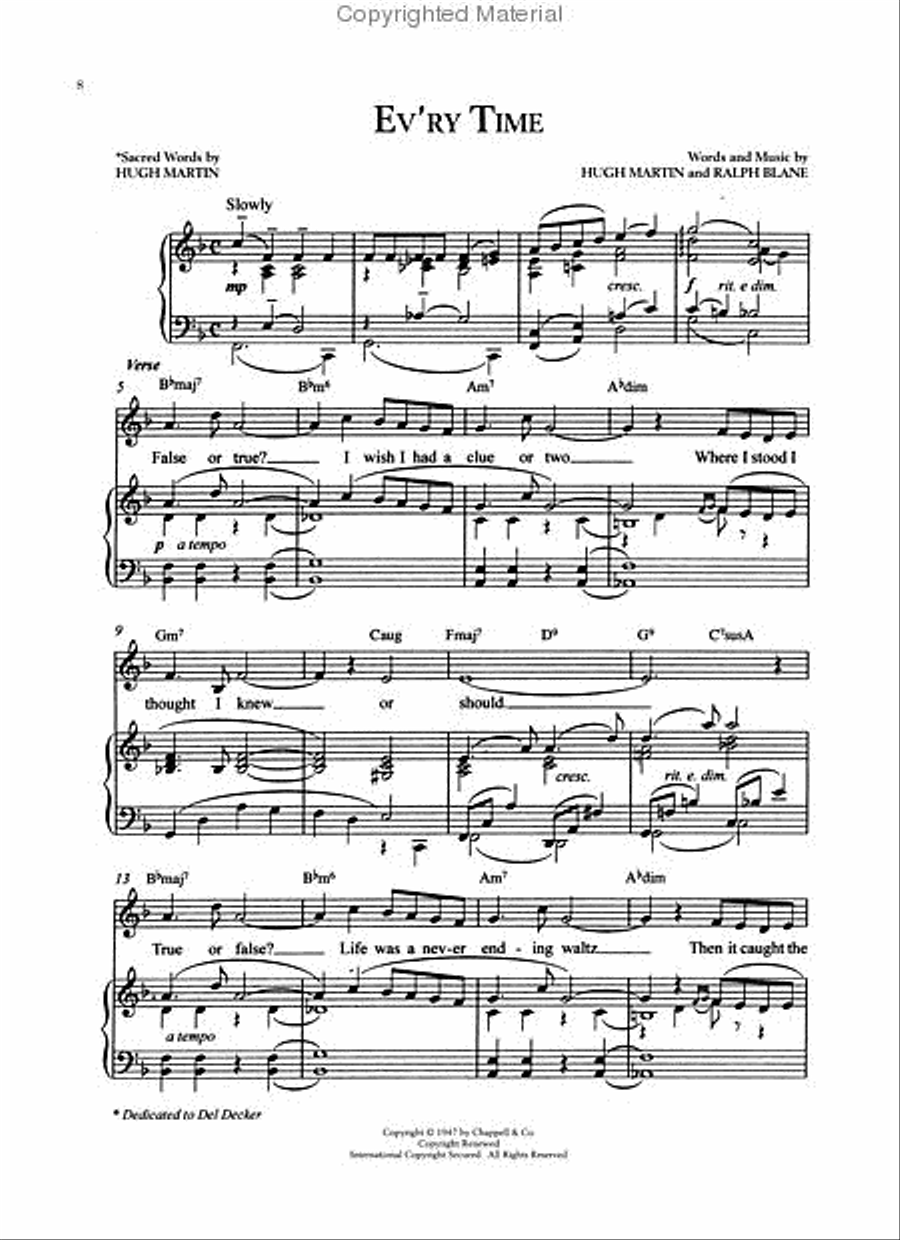 The Songs of Hugh Martin The Songs of Hugh Martin Piano, Vocal, Guitar scores gallery preview page 2