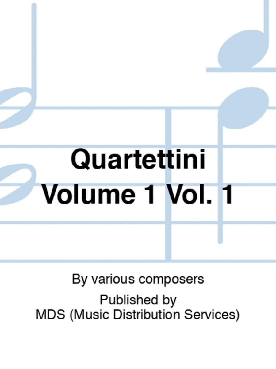 Quartettini Volume 1 Vol. 1