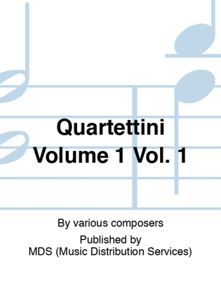 Book cover for Quartettini Volume 1 Vol. 1
