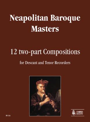 Book cover for 12 two-part Compositions for Descant and Tenor Recorders