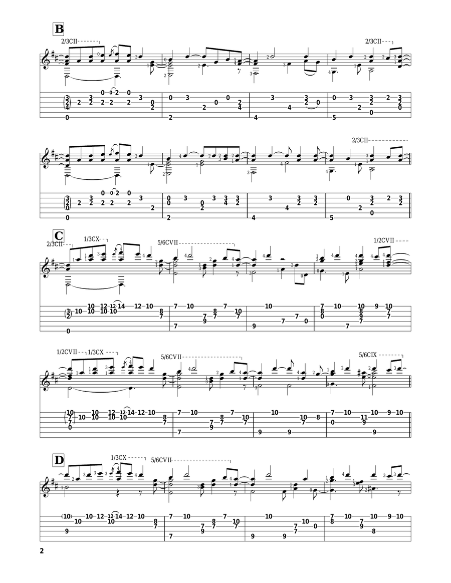 Graduation Guitar Solo scores gallery preview page 2