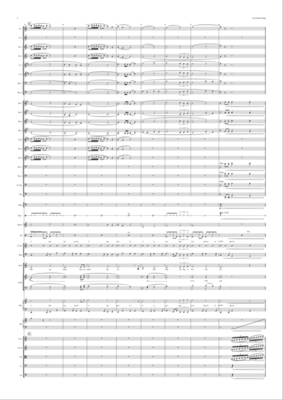 Can't Help Falling In Love Full Orchestra scores gallery preview page 4