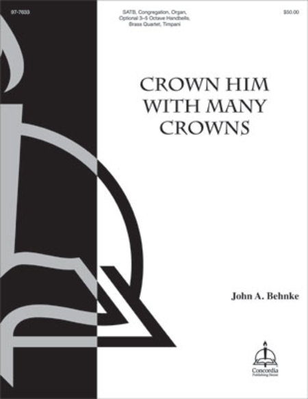 Crown Him with Many Crowns (Full Score) (Behnke) image number null