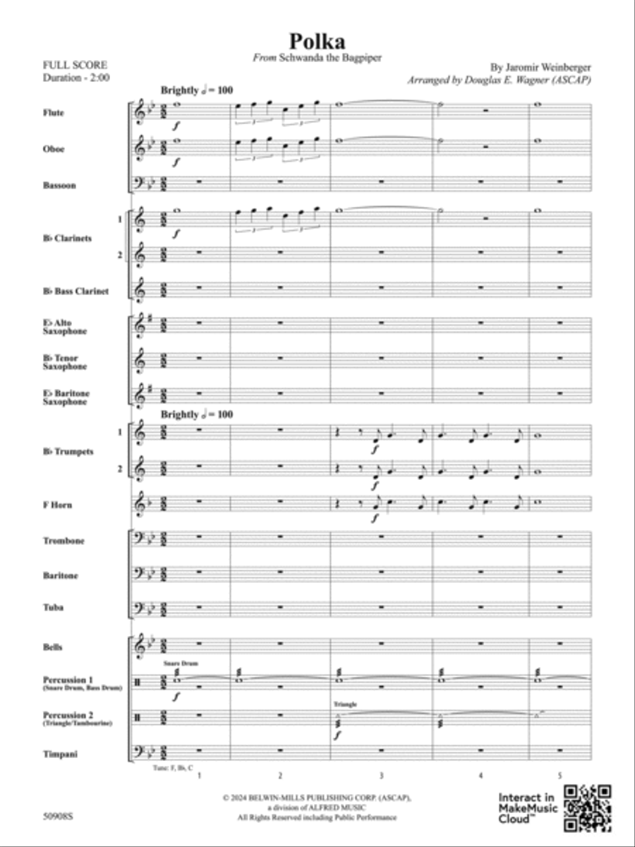 Polka: Score Concert Band scores gallery preview page 3