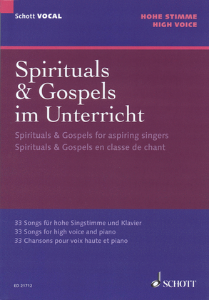Book cover for Spirituals & Gospels for Aspiring Singers