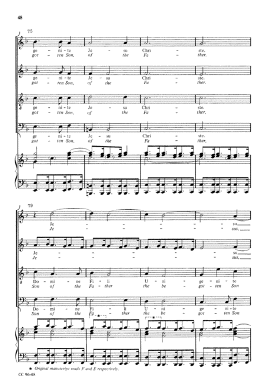Gloria Gloria 4-Part scores gallery preview page 49