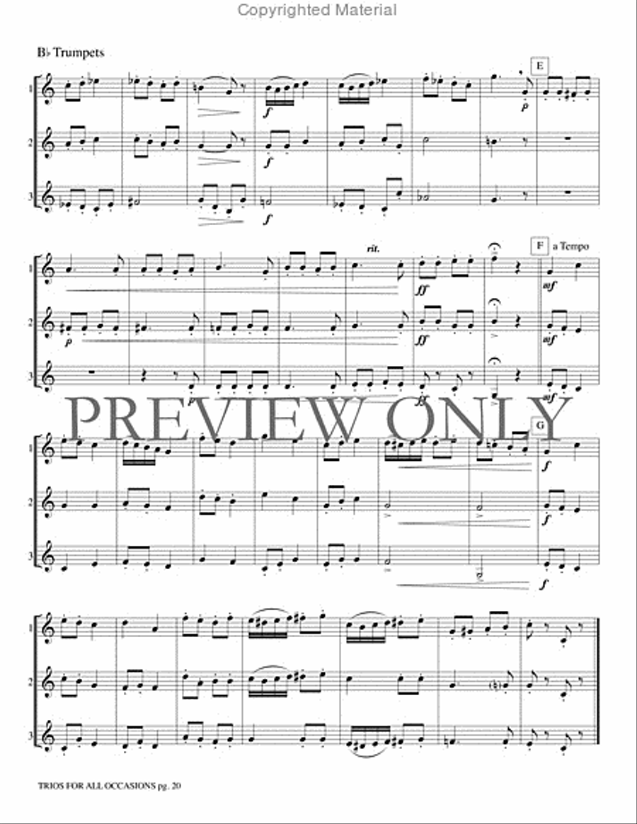 Trios for All Occasions Small Ensemble scores gallery preview page 21