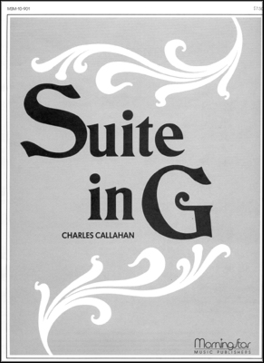 Suite in G Organ scores gallery preview page 1