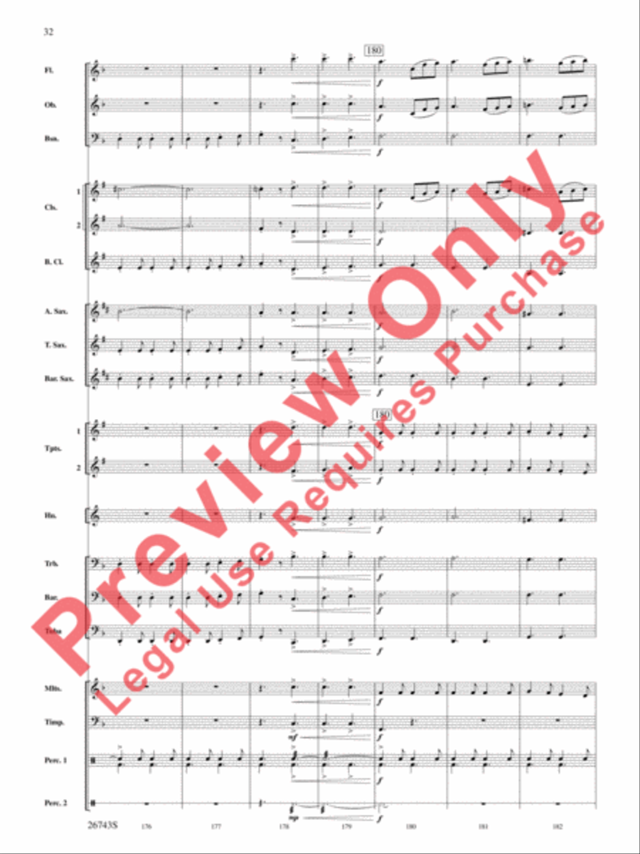A Day at Disneyland Concert Band scores gallery preview page 33
