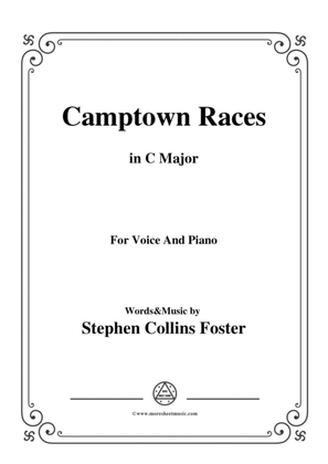 Stephen Collins Foster-Camptown Races,in C Major,for Voice&Piano