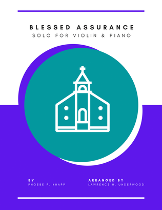 Book cover for Blessed Assurance for Violin