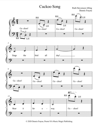Cuckoo Song (big alpha note notation)