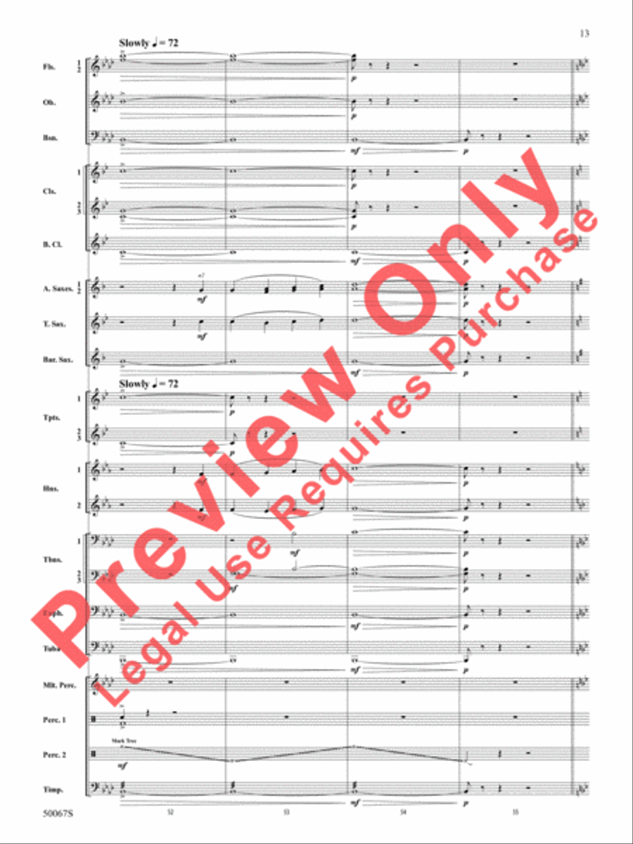 David Bowie -- The Hits David Bowie -- The Hits Concert Band scores gallery preview page 14