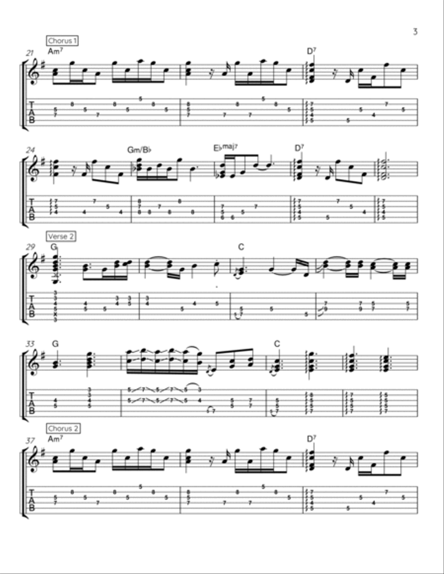 Gravity Electric Guitar scores gallery preview page 3