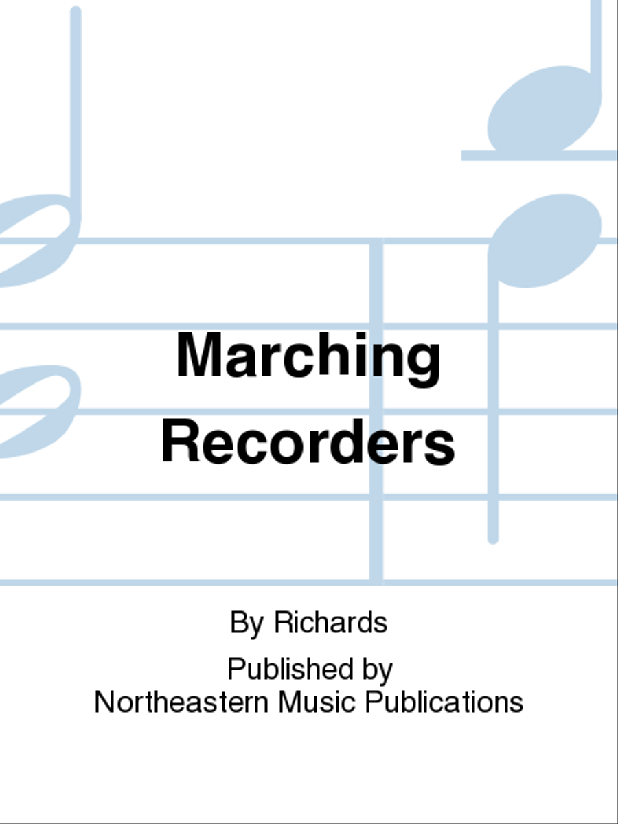 Marching Recorders Marching Recorders Concert Band scores gallery preview page 1