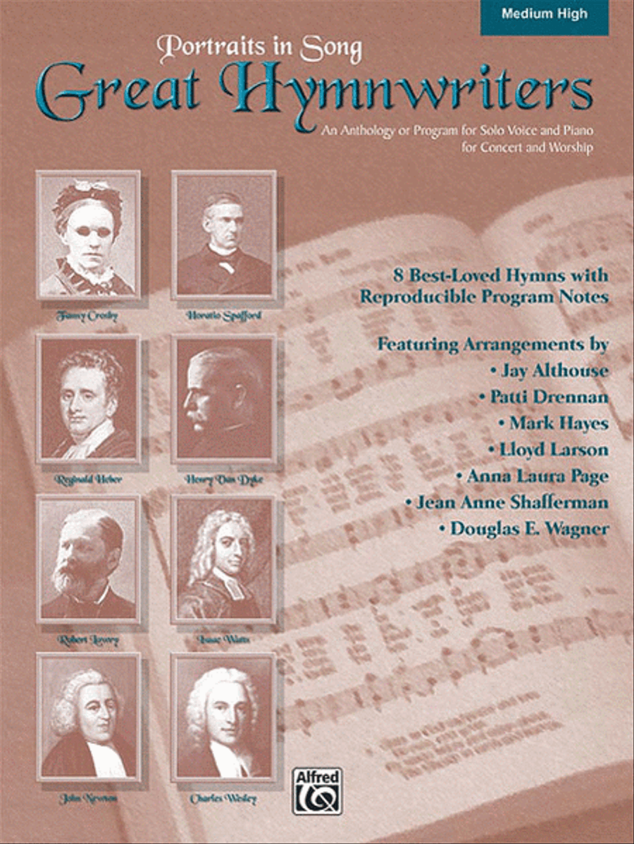 Great Hymn Writers (Portraits in Song) - Medium High High Voice scores gallery preview page 1