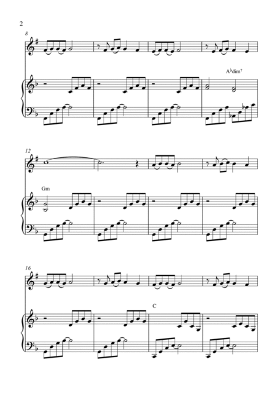 Strangers In The Night Clarinet Solo scores gallery preview page 2
