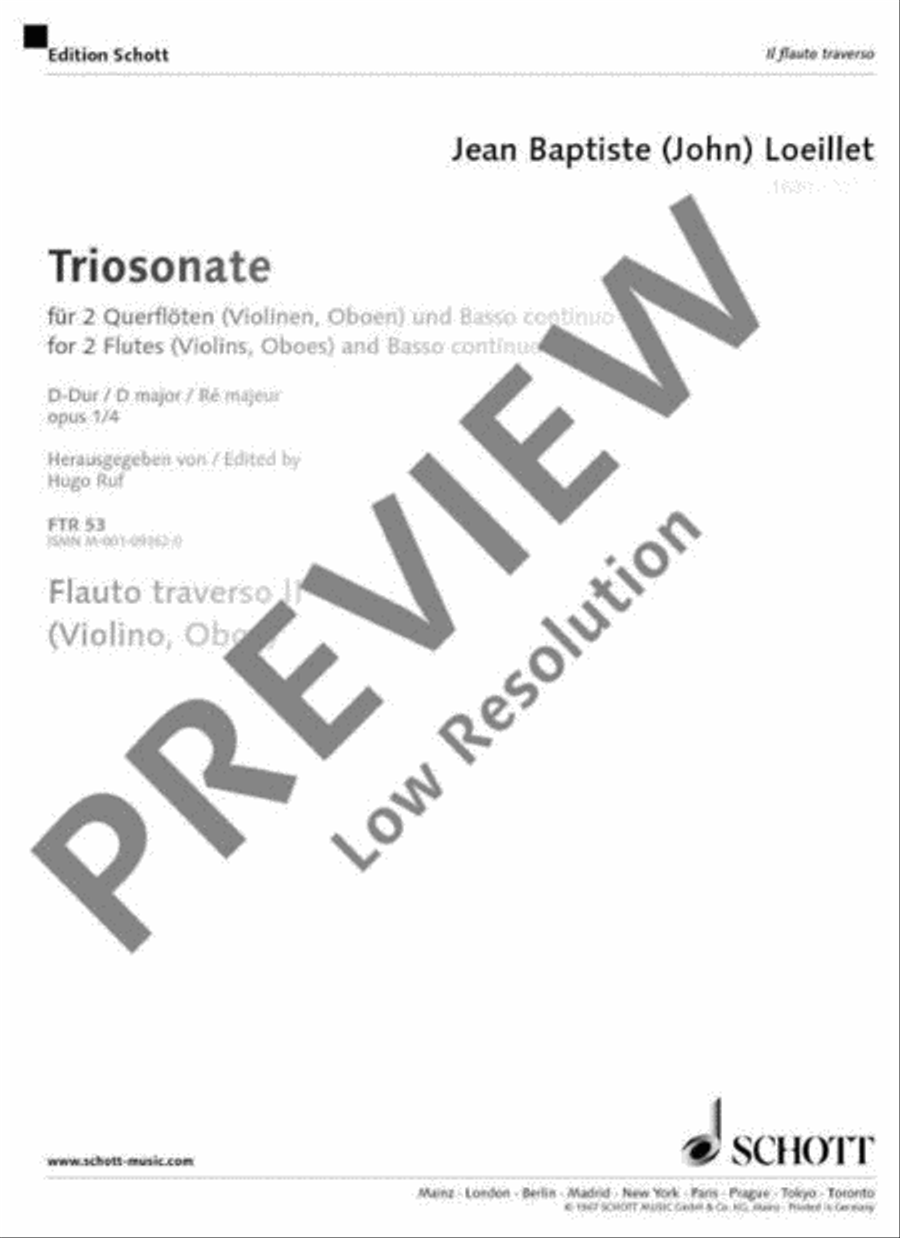 Triosonata Flute scores gallery preview page 18