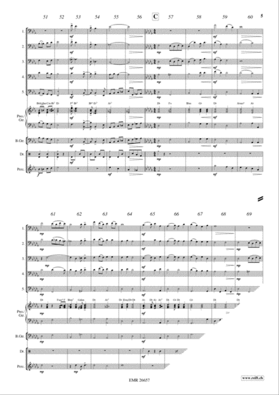 Cowboy Country Cowboy Country Trombone scores gallery preview page 5