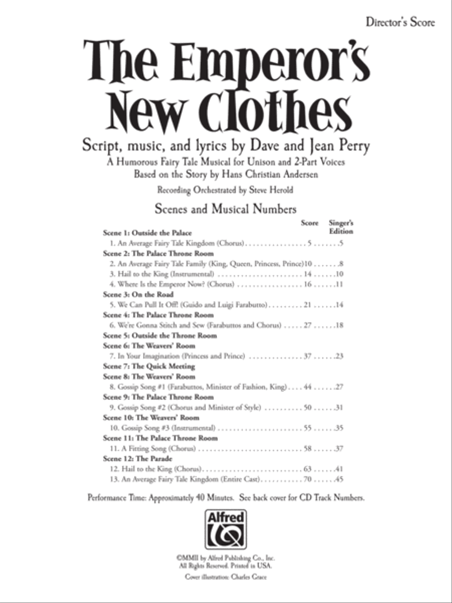 The Emperor's New Clothes - Soundtrax CD (CD only) Choir scores gallery preview page 2