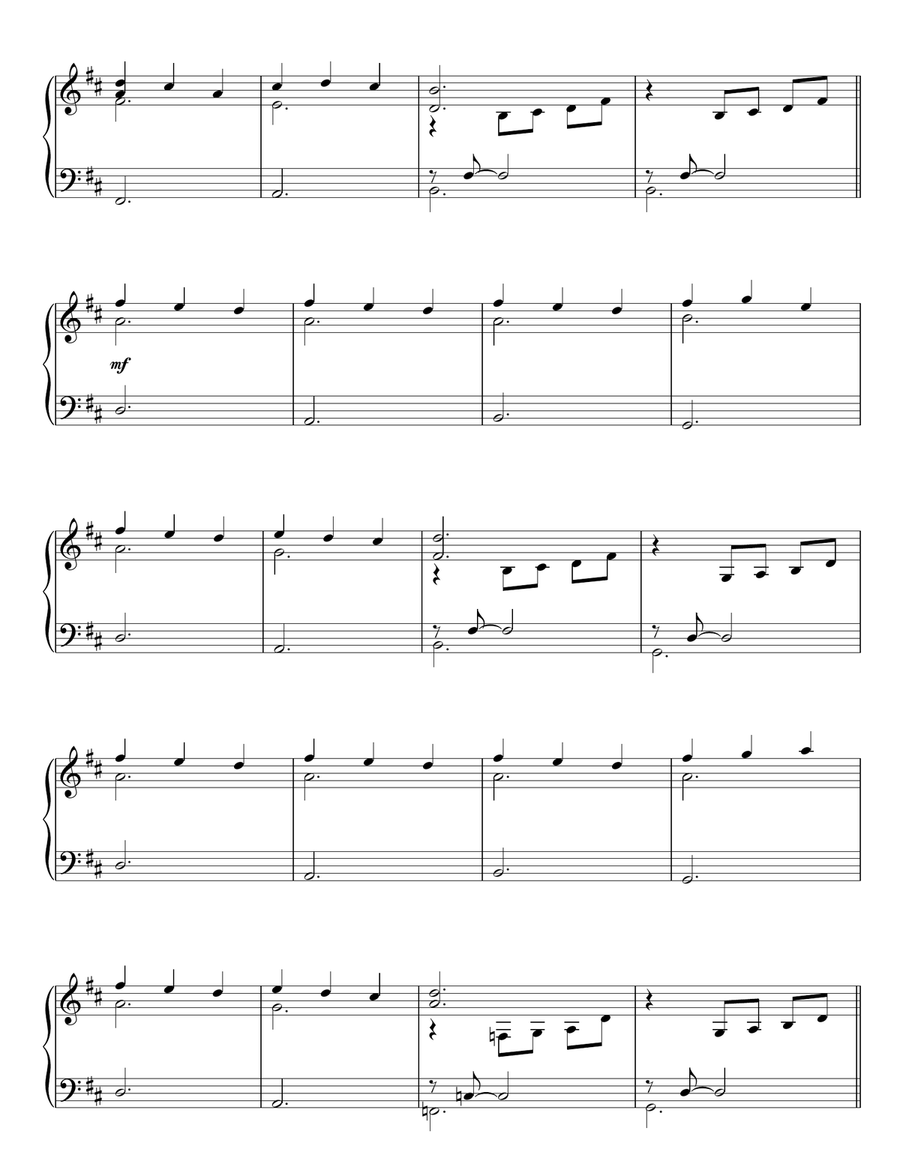 Le Onde Easy Piano scores gallery preview page 2