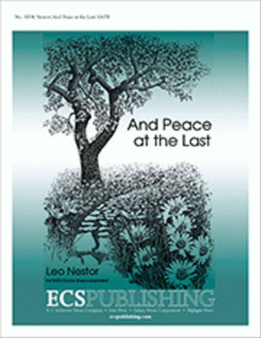 And Peace at the Last And Peace at the Last 4-Part scores gallery preview page 1